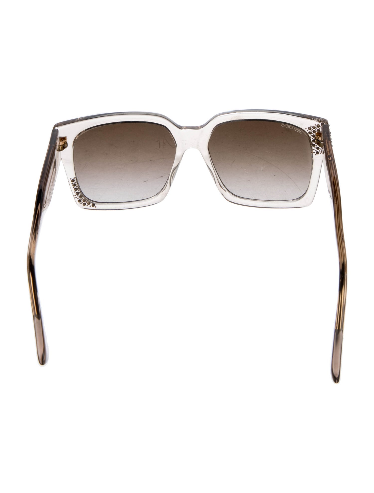 Jimmy Choo Square Mirrored Sunglasses