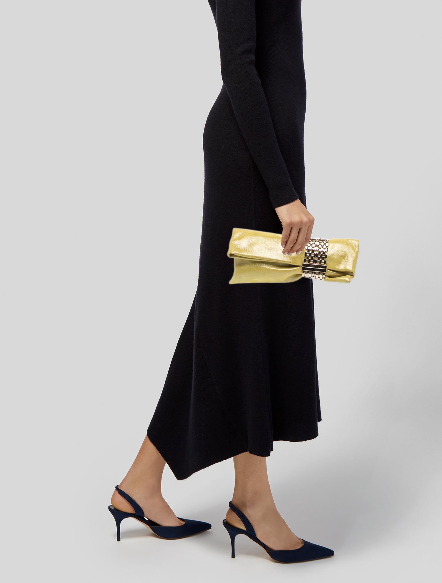 Jimmy Choo Leather Clutch