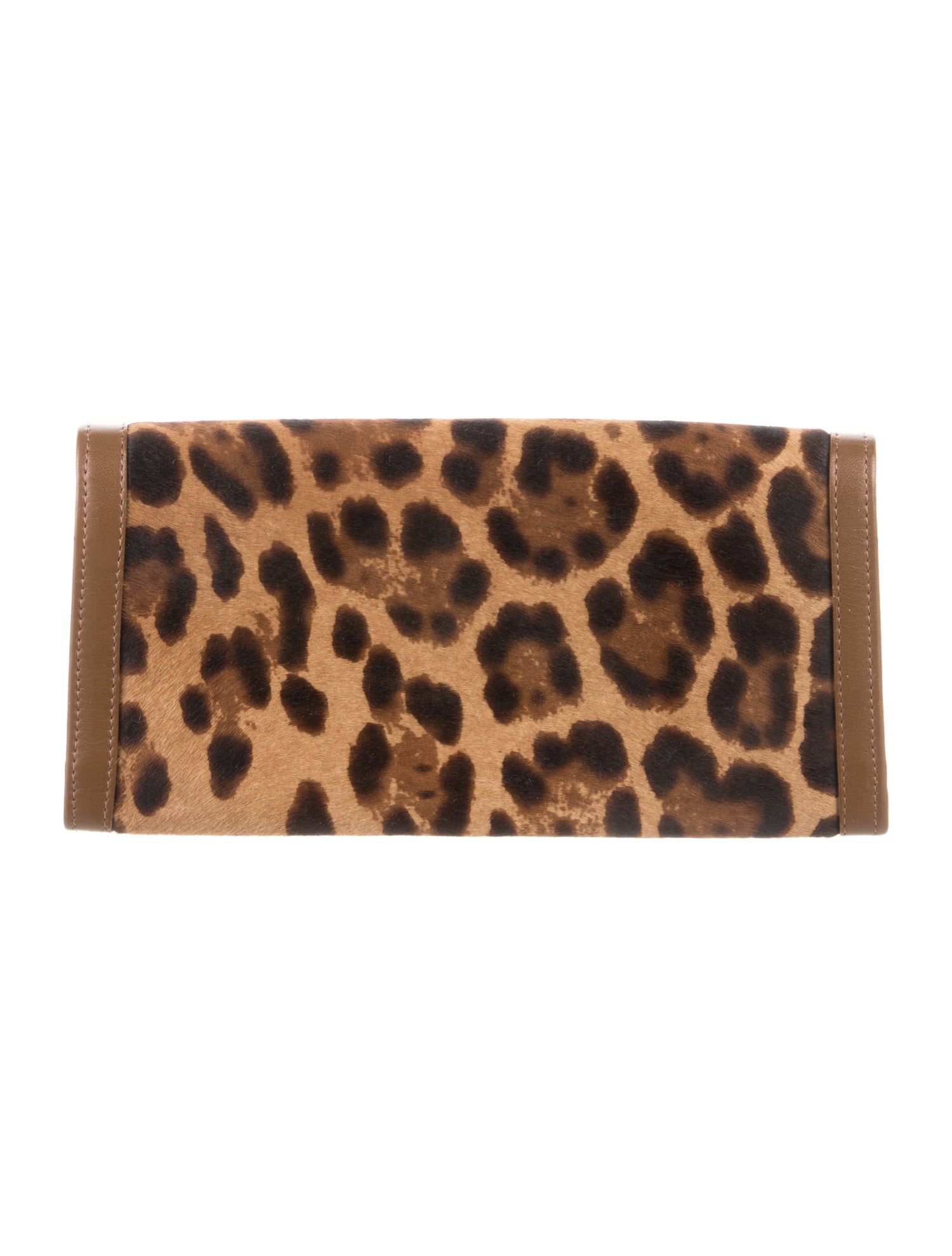 Jimmy Choo Signature Logo Ponyhair Wallet