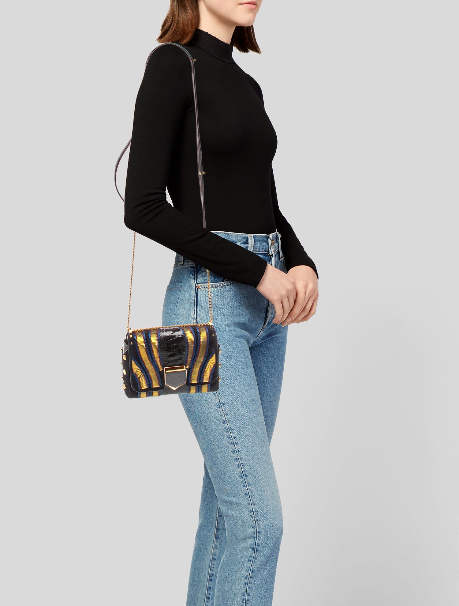 Jimmy Choo Suede Shoulder Bag