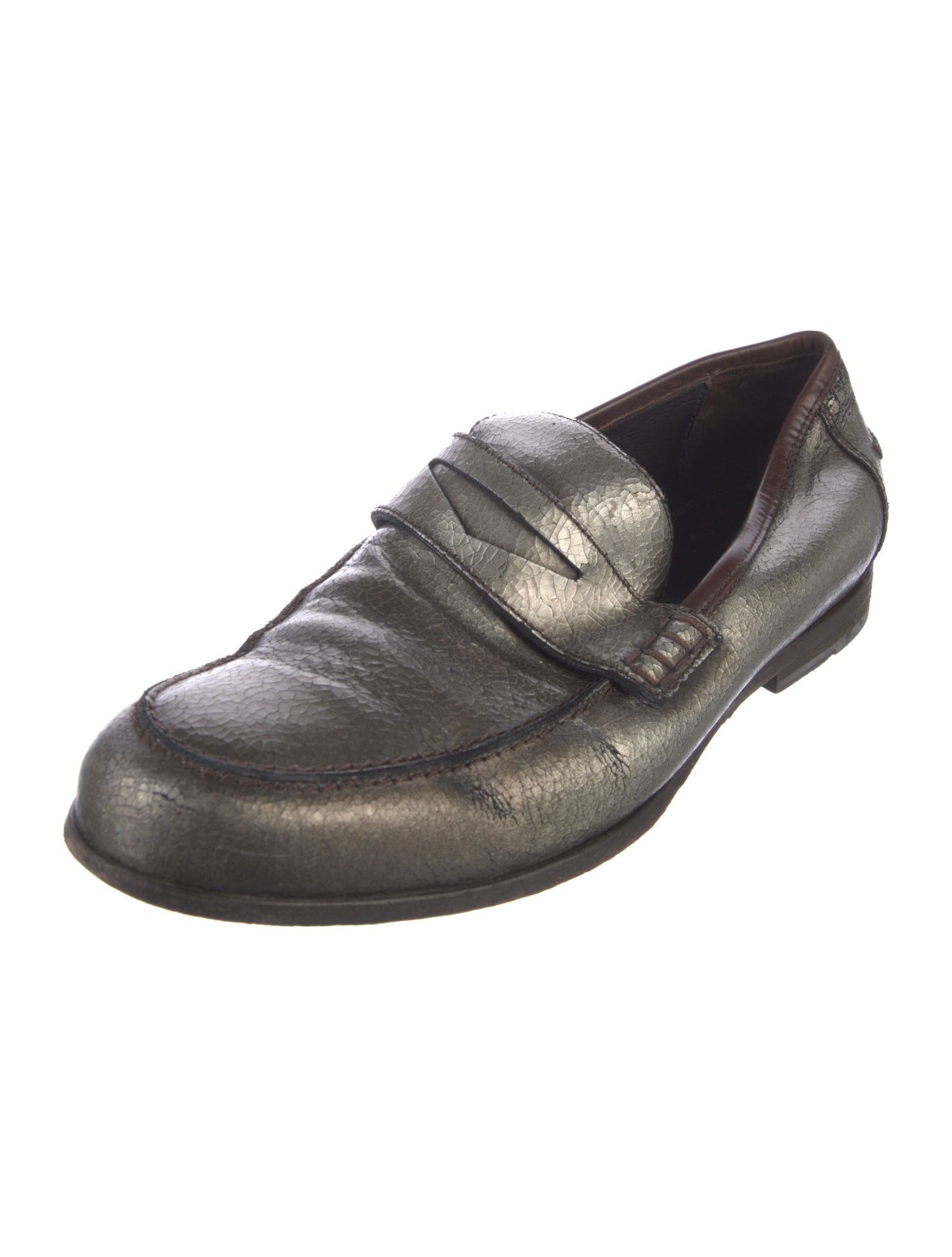 Jimmy Choo Leather Dress Loafers