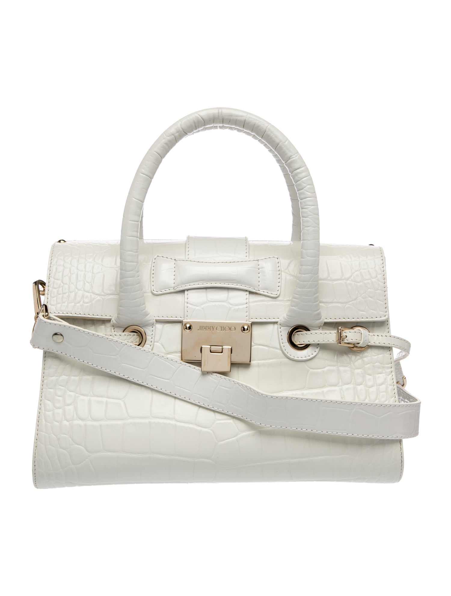 Jimmy Choo Leather Top Handle Bag