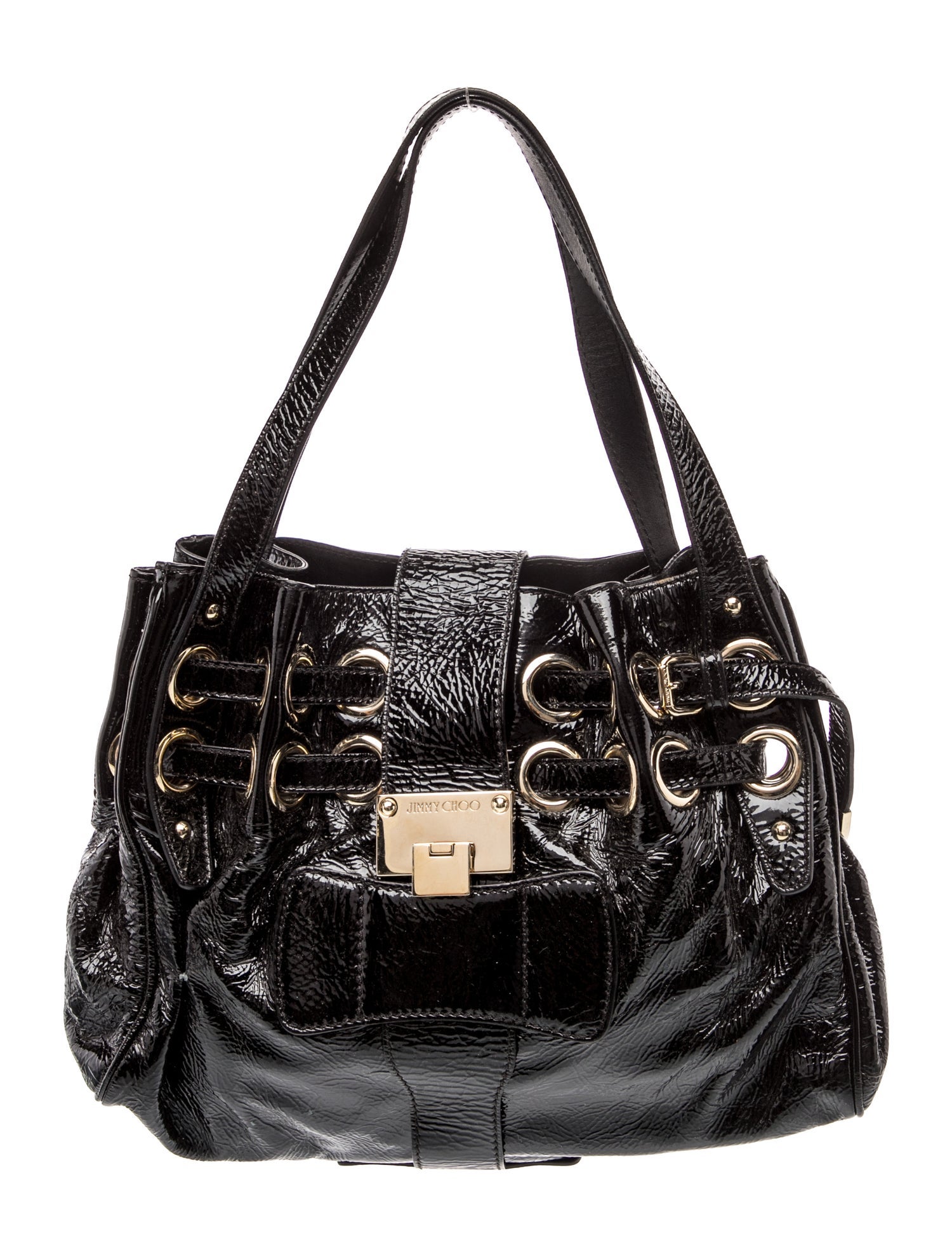 Jimmy Choo Patent Leather Shoulder Bag