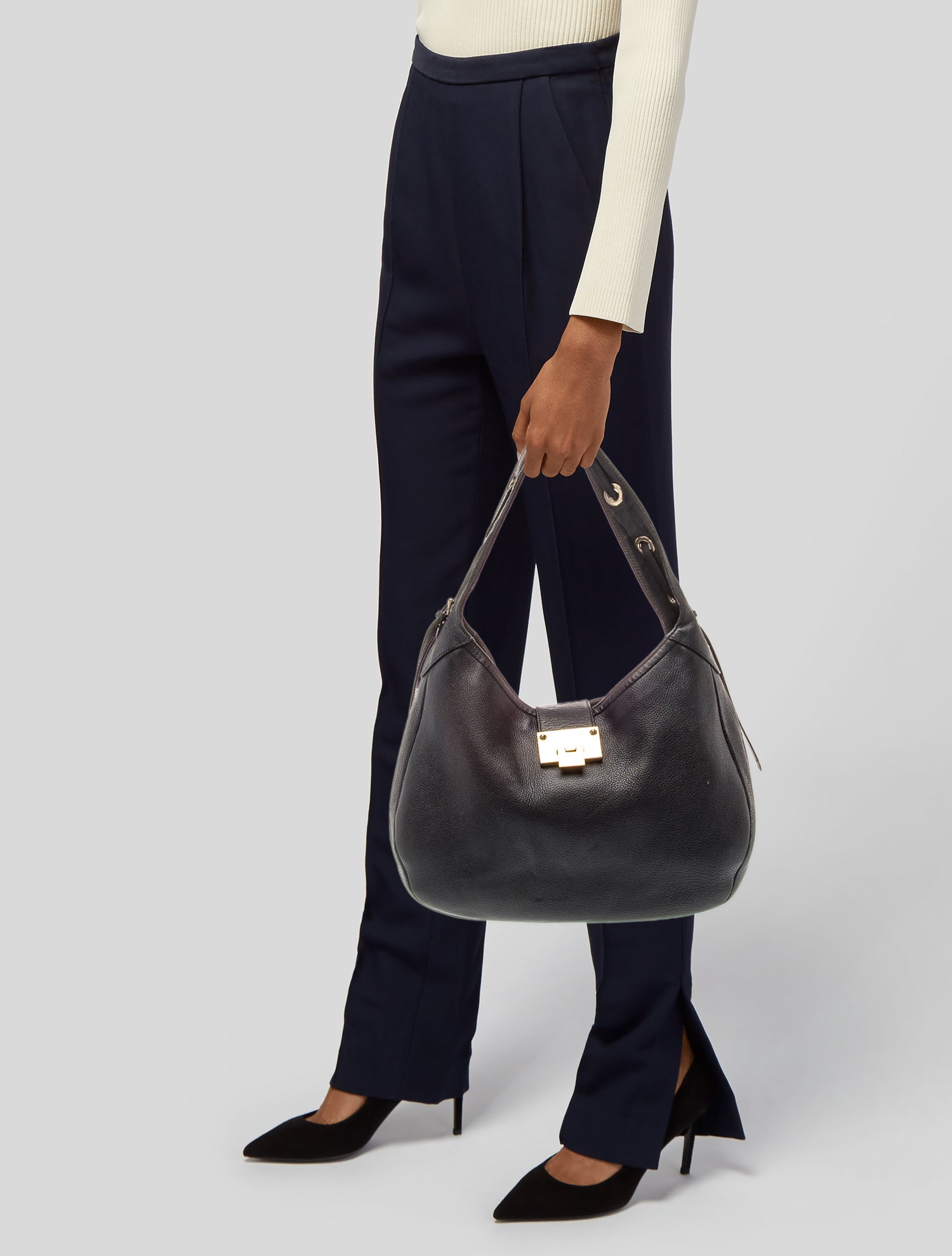 Jimmy Choo Leather Shoulder Bag
