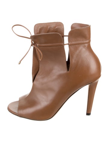 Pre-owned Jimmy Choo Leather Boots In Neutral