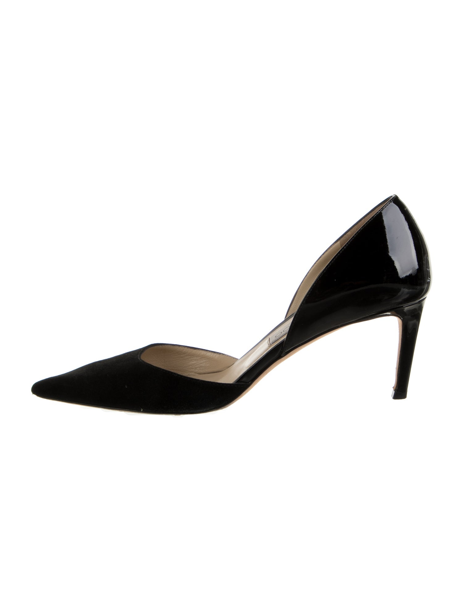 Jimmy Choo Suede D'Orsay Pumps