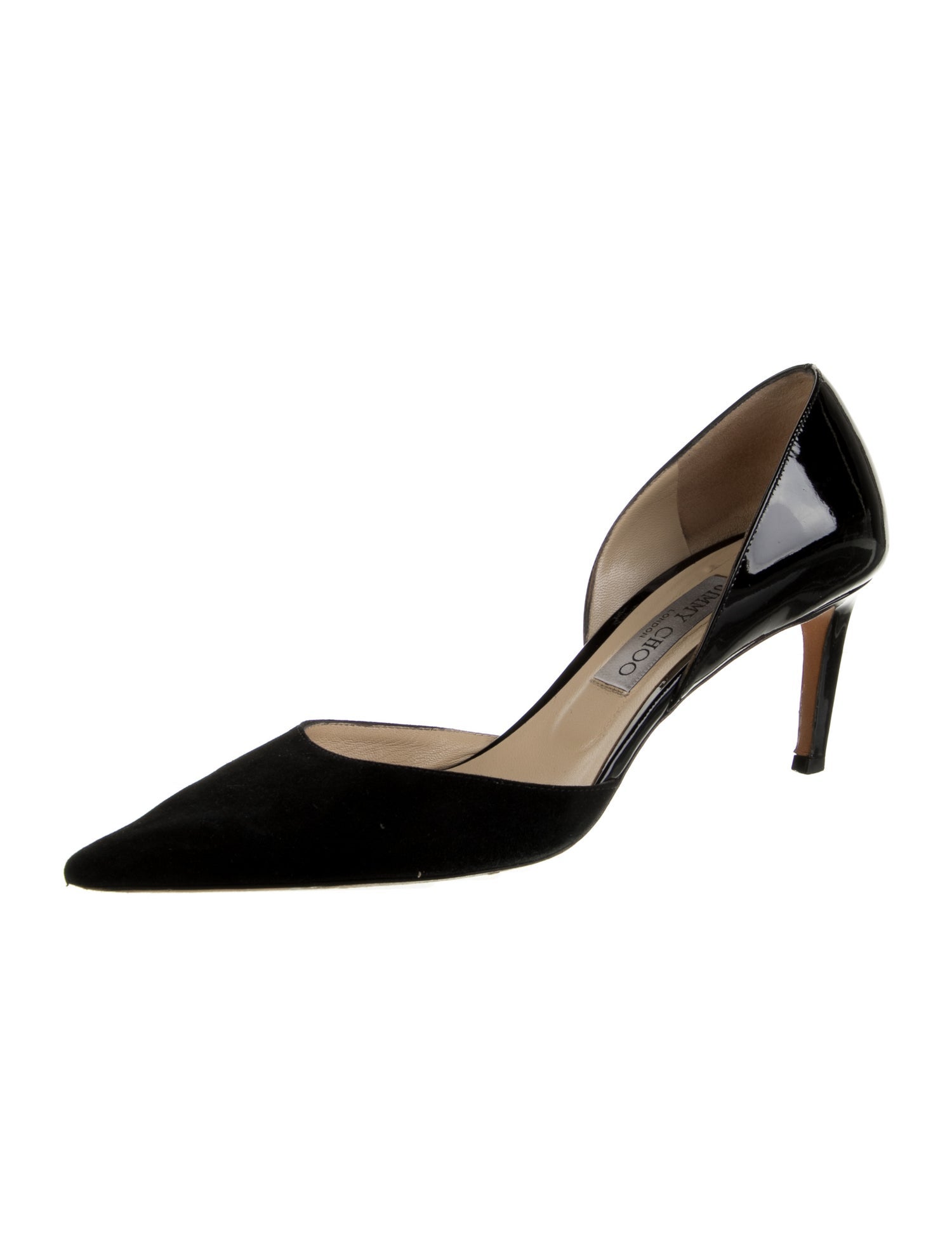 Jimmy Choo Suede D'Orsay Pumps