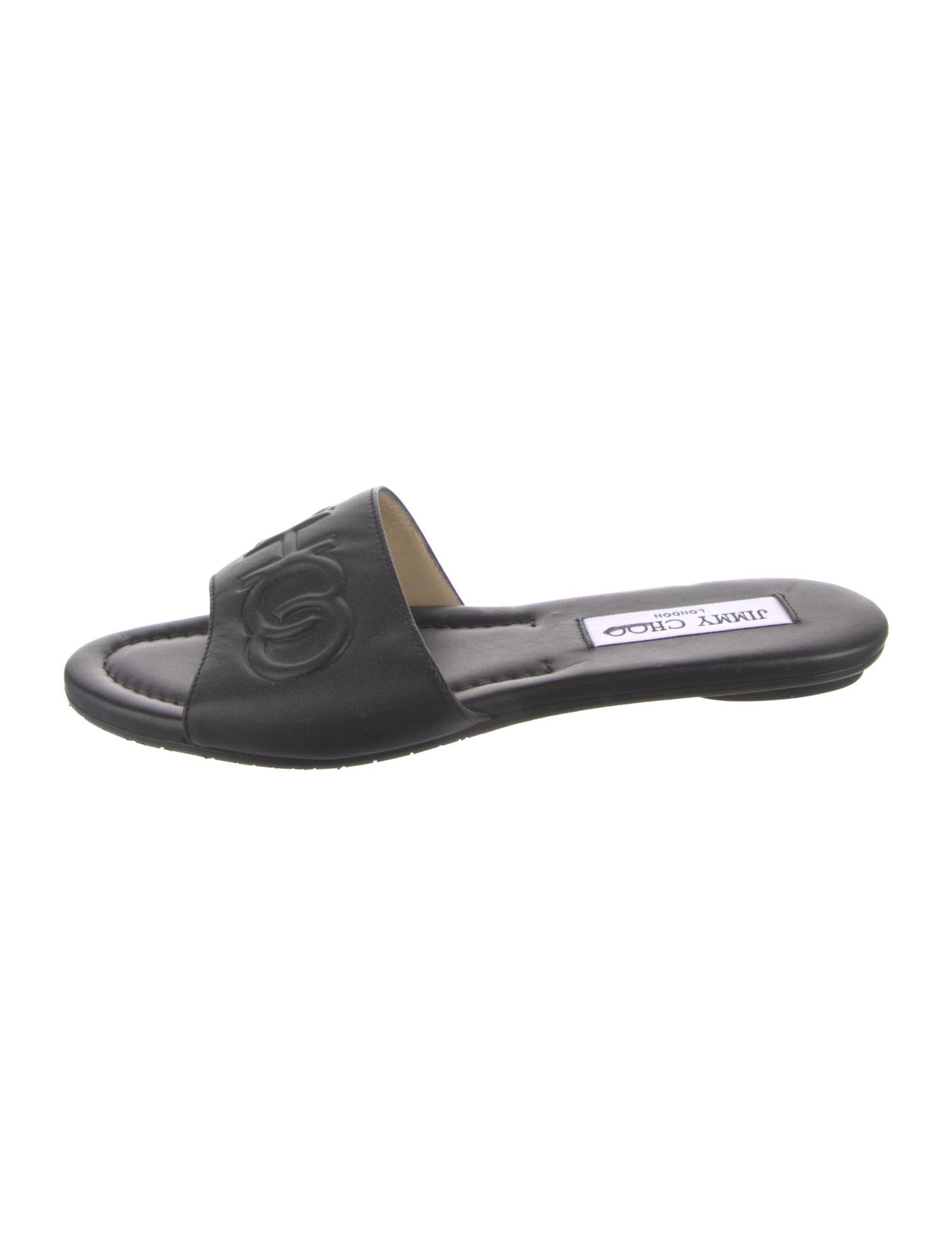 Jimmy Choo Leather Slides