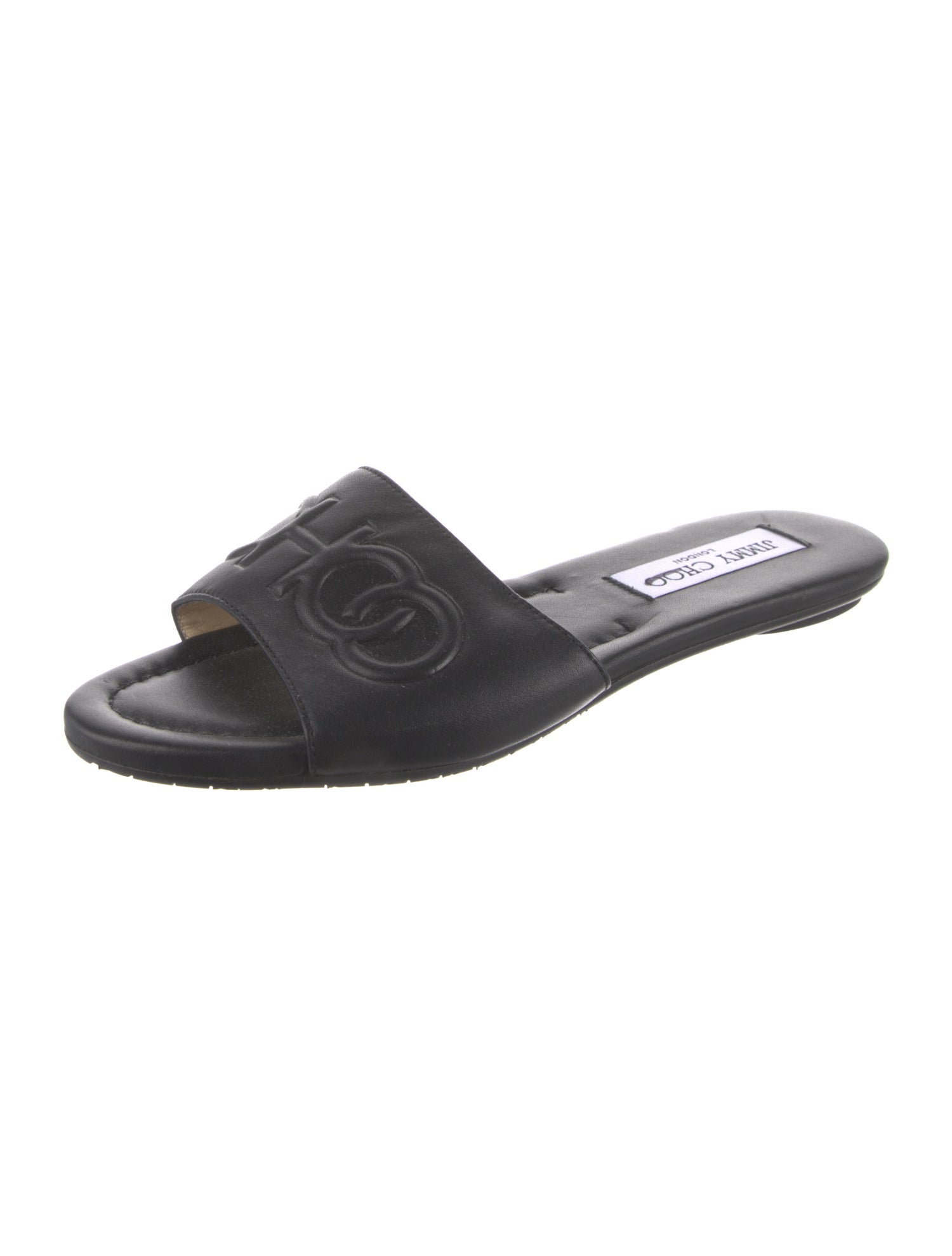 Jimmy Choo Leather Slides