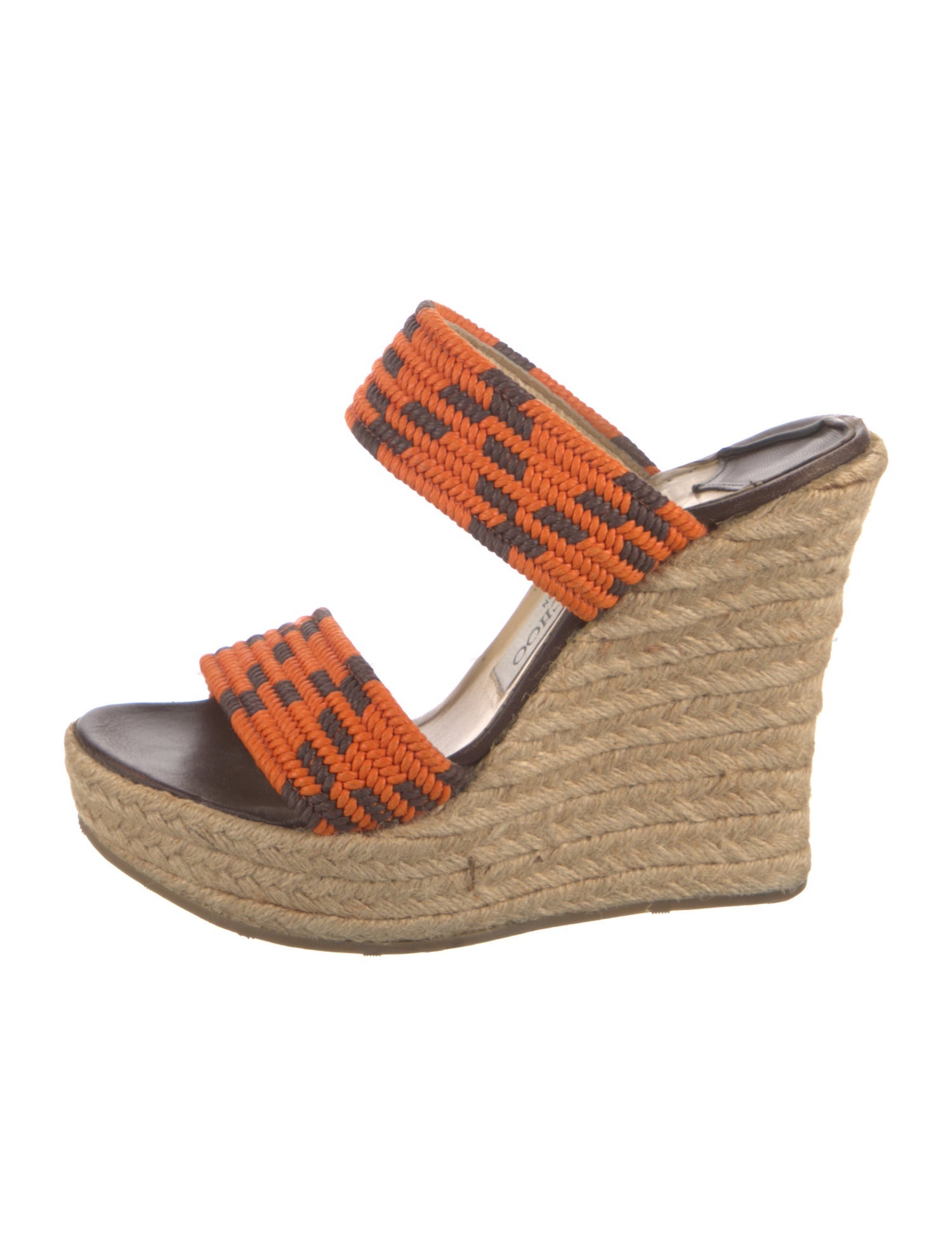Jimmy Choo Straw Patterned Espadrilles