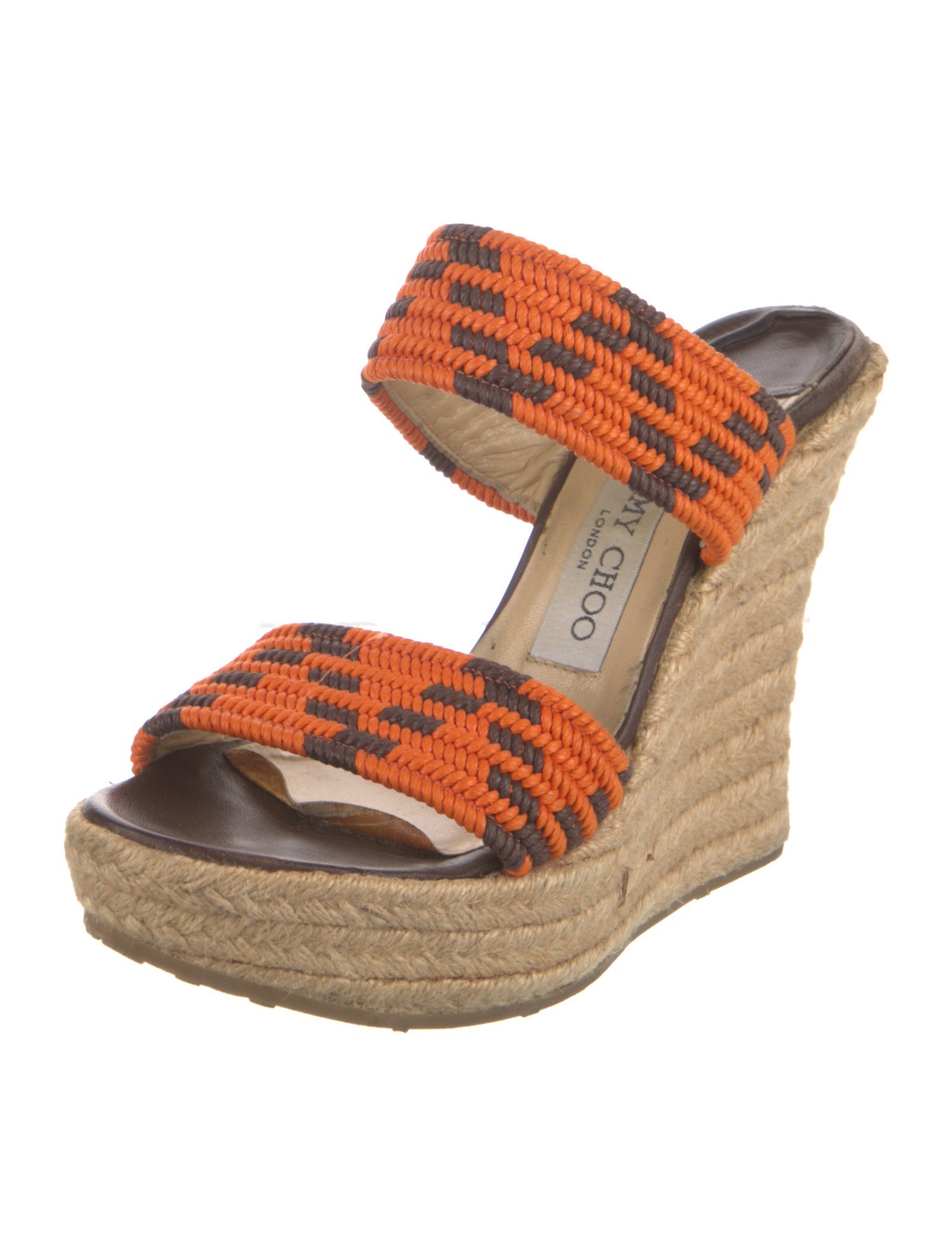 Jimmy Choo Straw Patterned Espadrilles