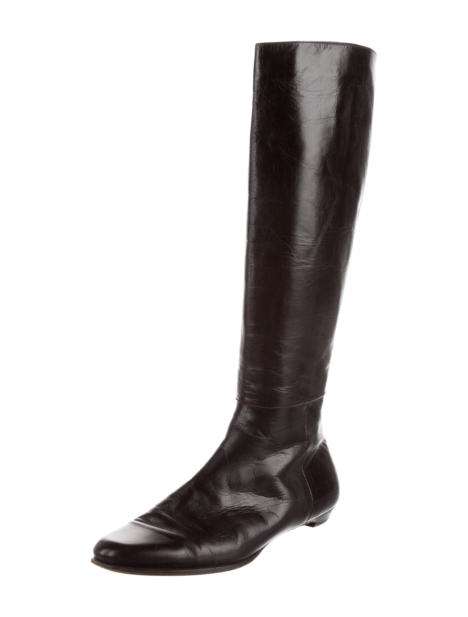 Jimmy Choo Leather Riding Boots