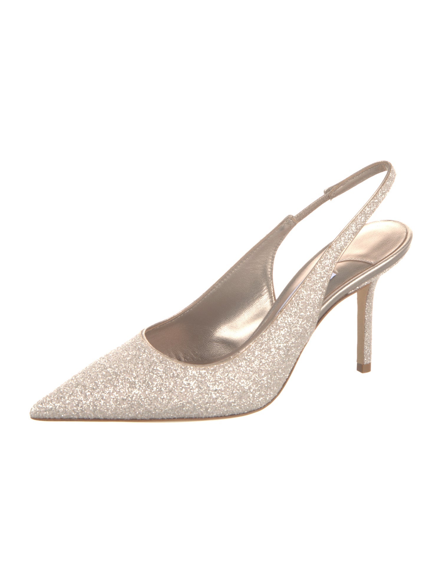 Jimmy Choo Glitter Glitter Accents Slingback Pumps