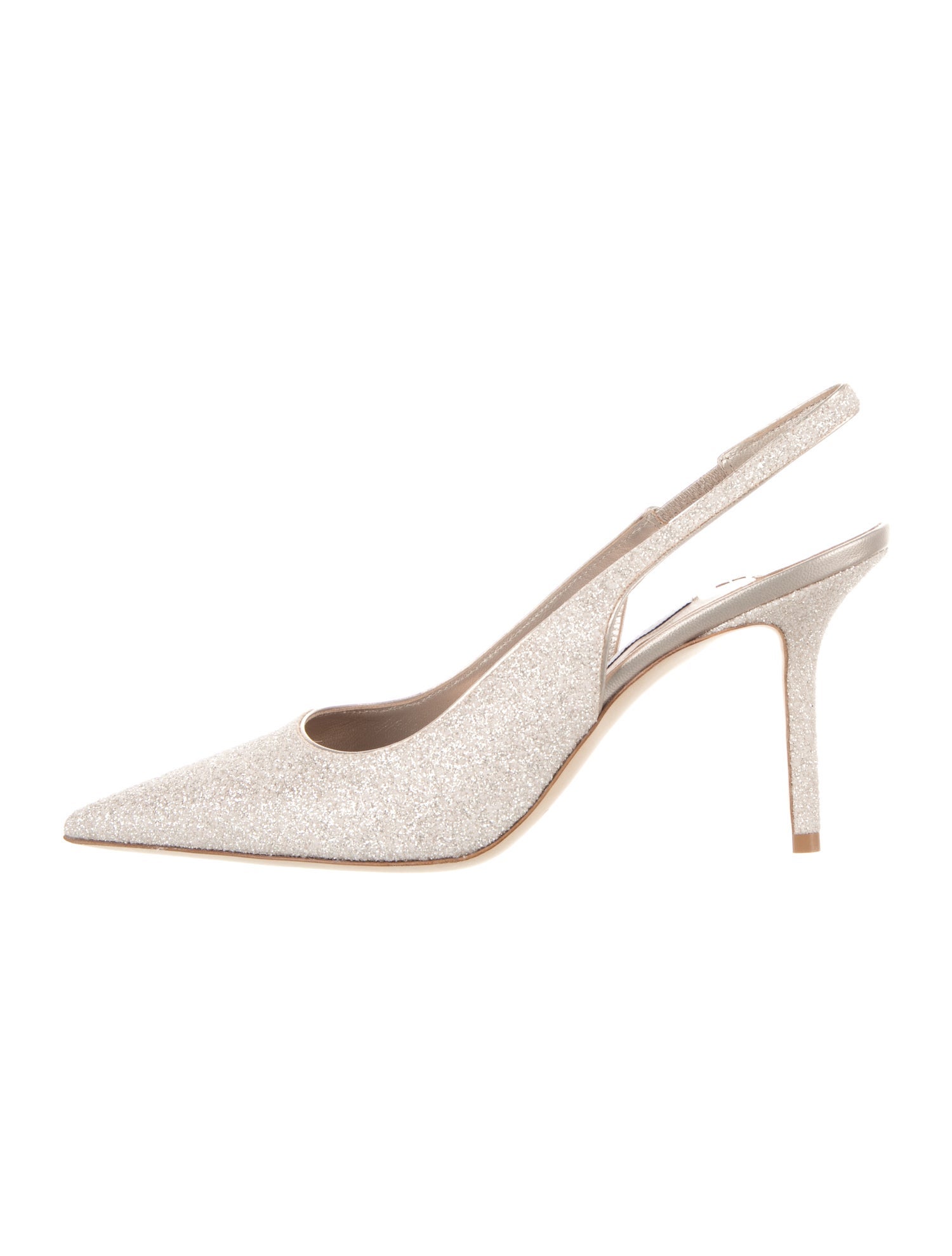 Jimmy Choo Glitter Glitter Accents Slingback Pumps