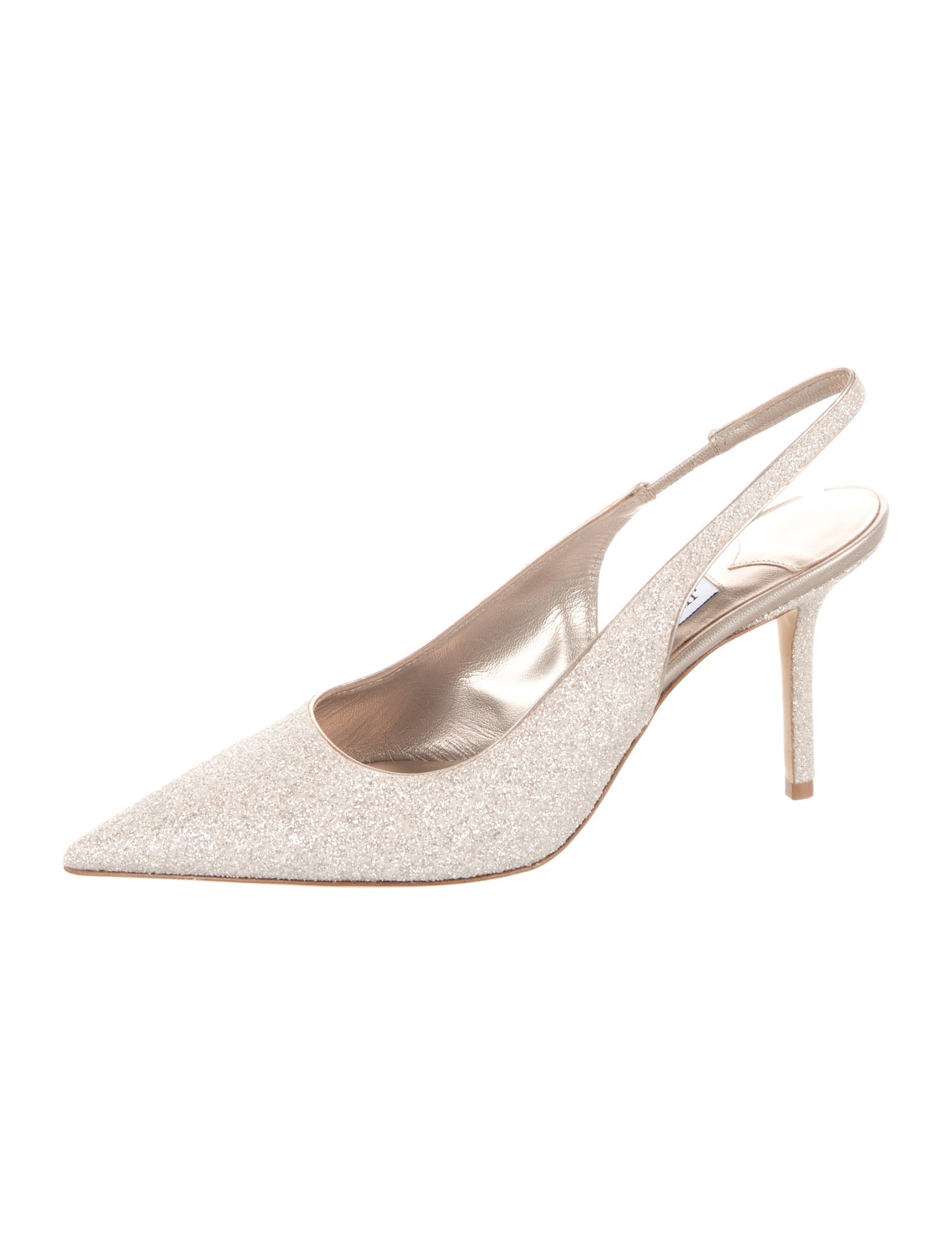 Jimmy Choo Glitter Glitter Accents Slingback Pumps