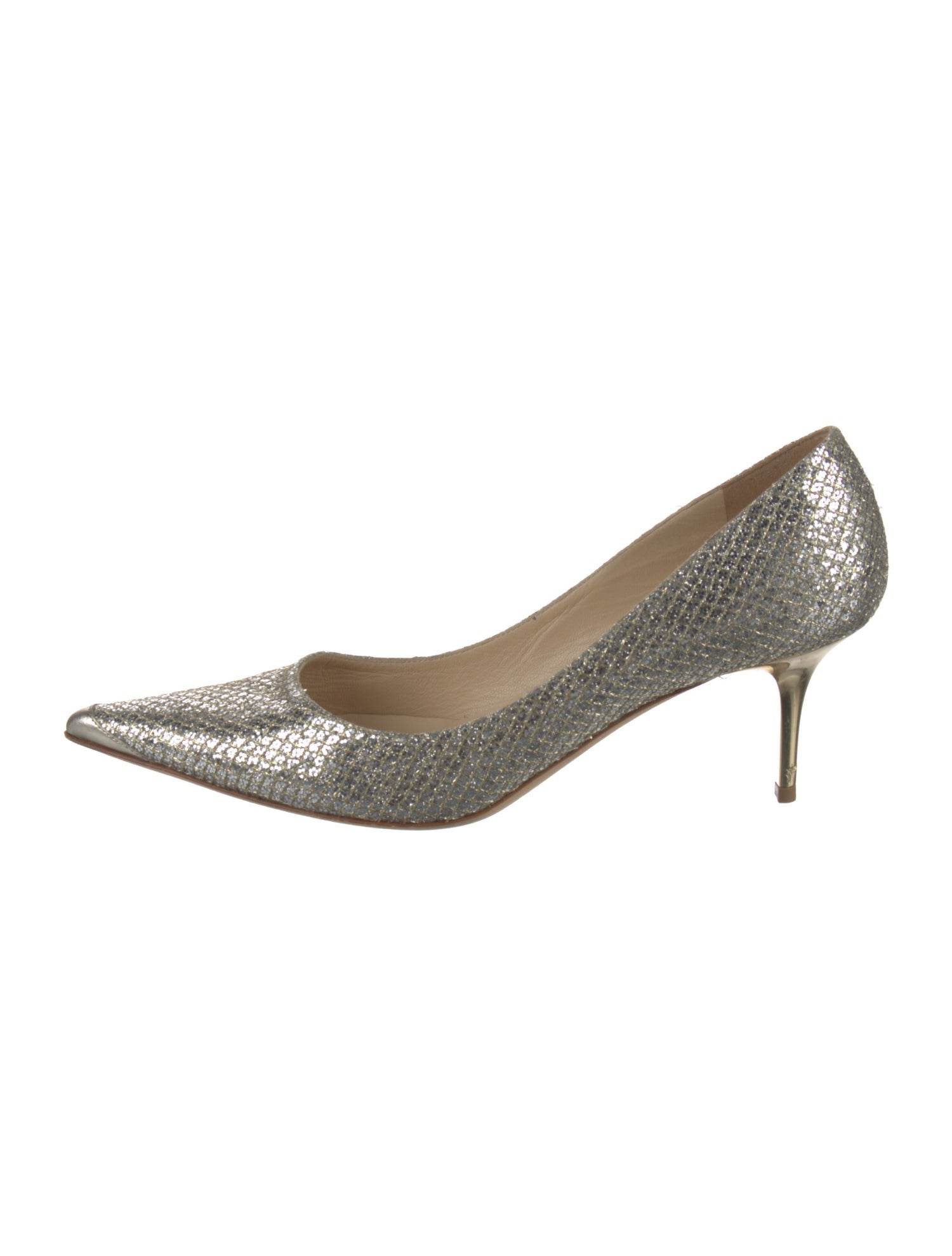 Jimmy Choo Glitter Glitter Accents Pumps