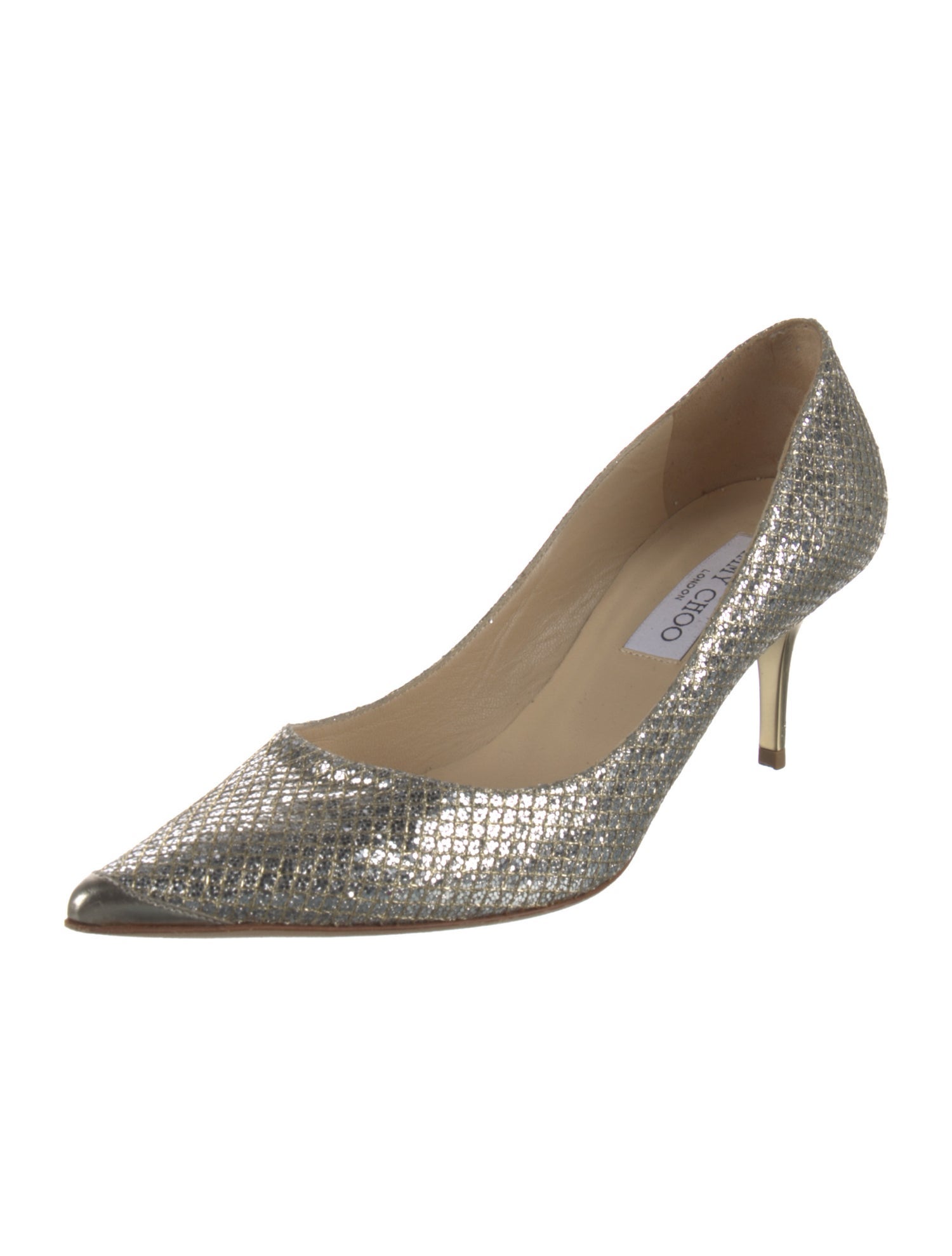 Jimmy Choo Glitter Glitter Accents Pumps