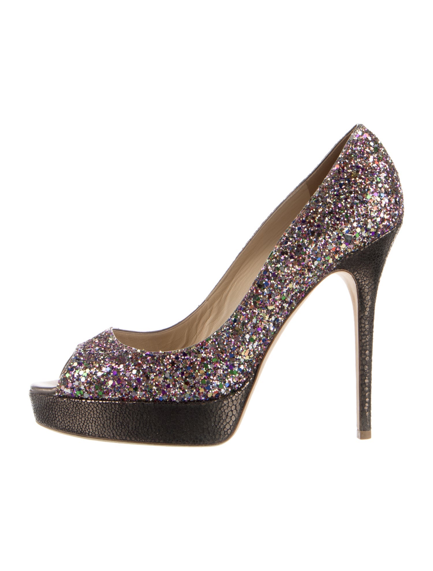 Jimmy Choo Glitter Glitter Accents Pumps