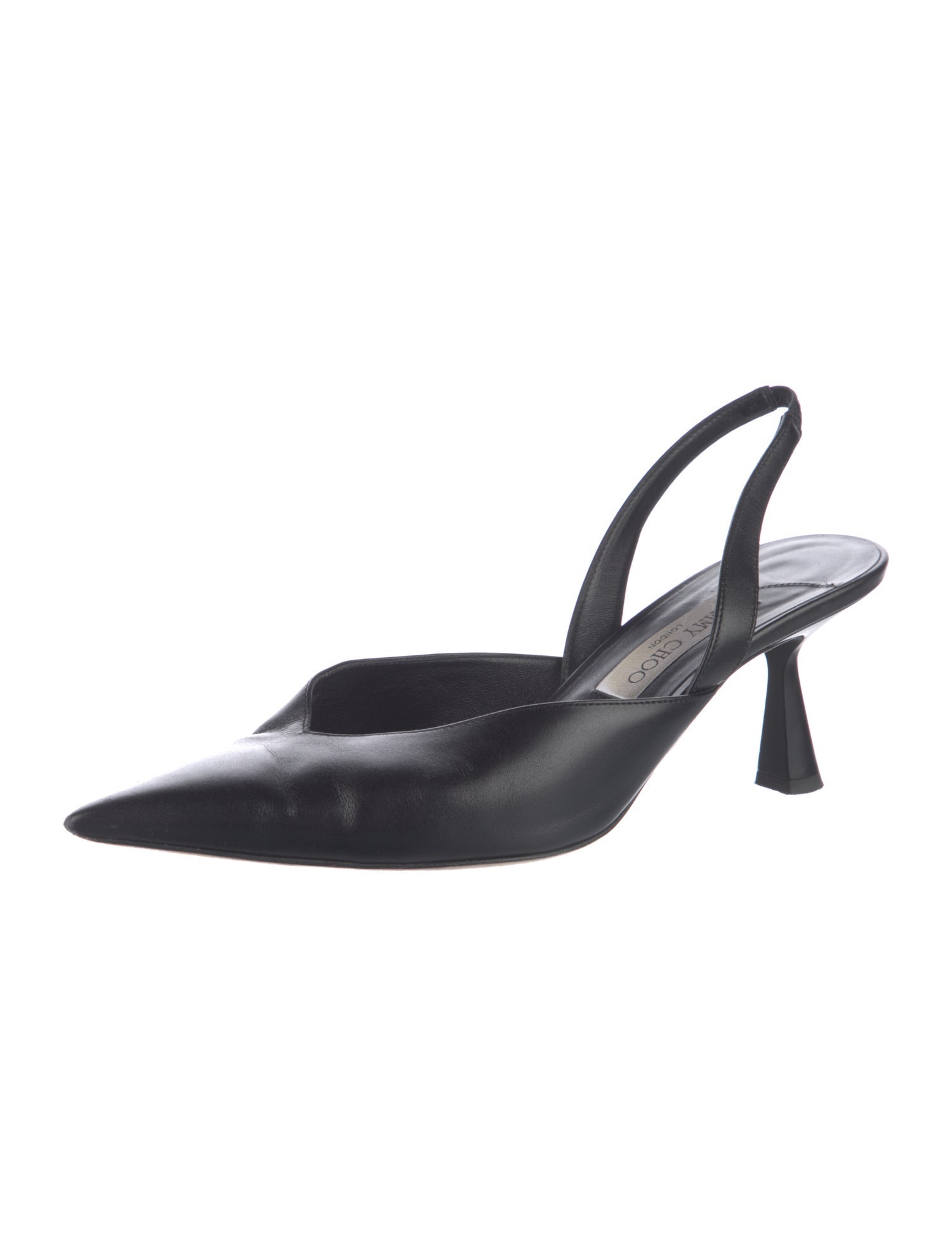 Jimmy Choo Leather Slingback Pumps