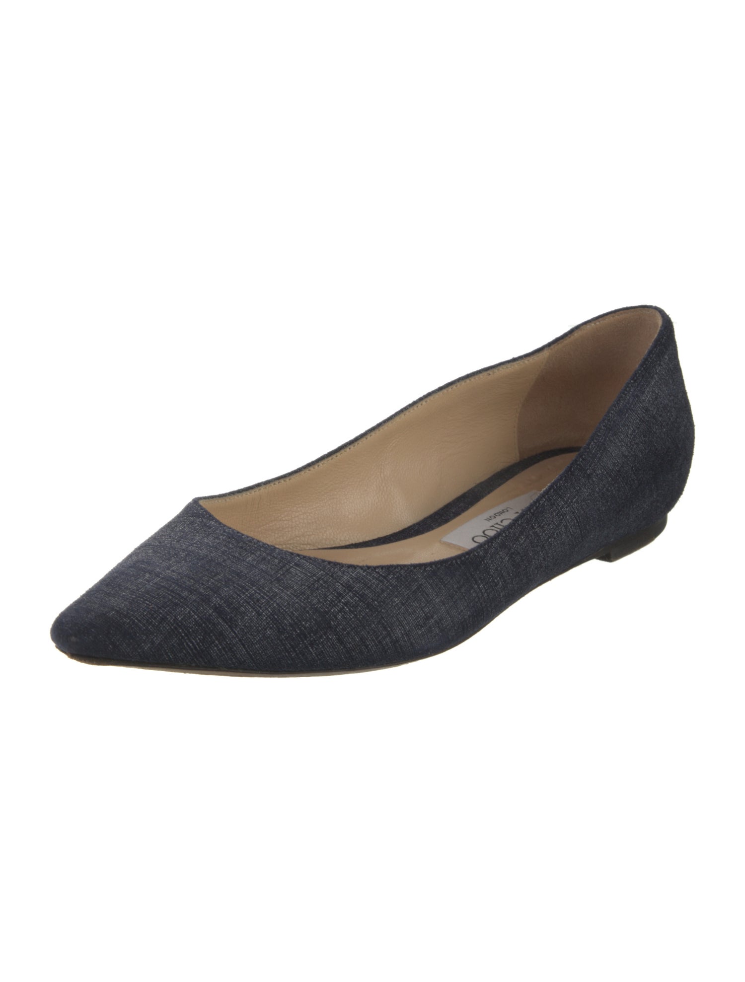 Jimmy Choo Denim Ballet Flats