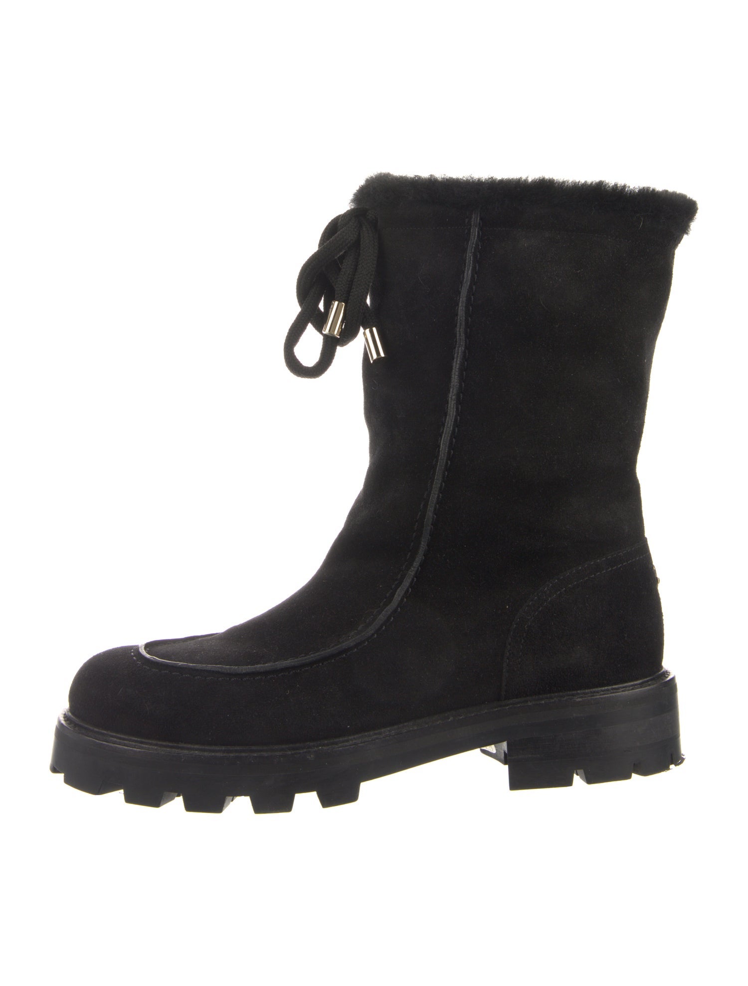 Jimmy Choo Suede Lace-Up Boots