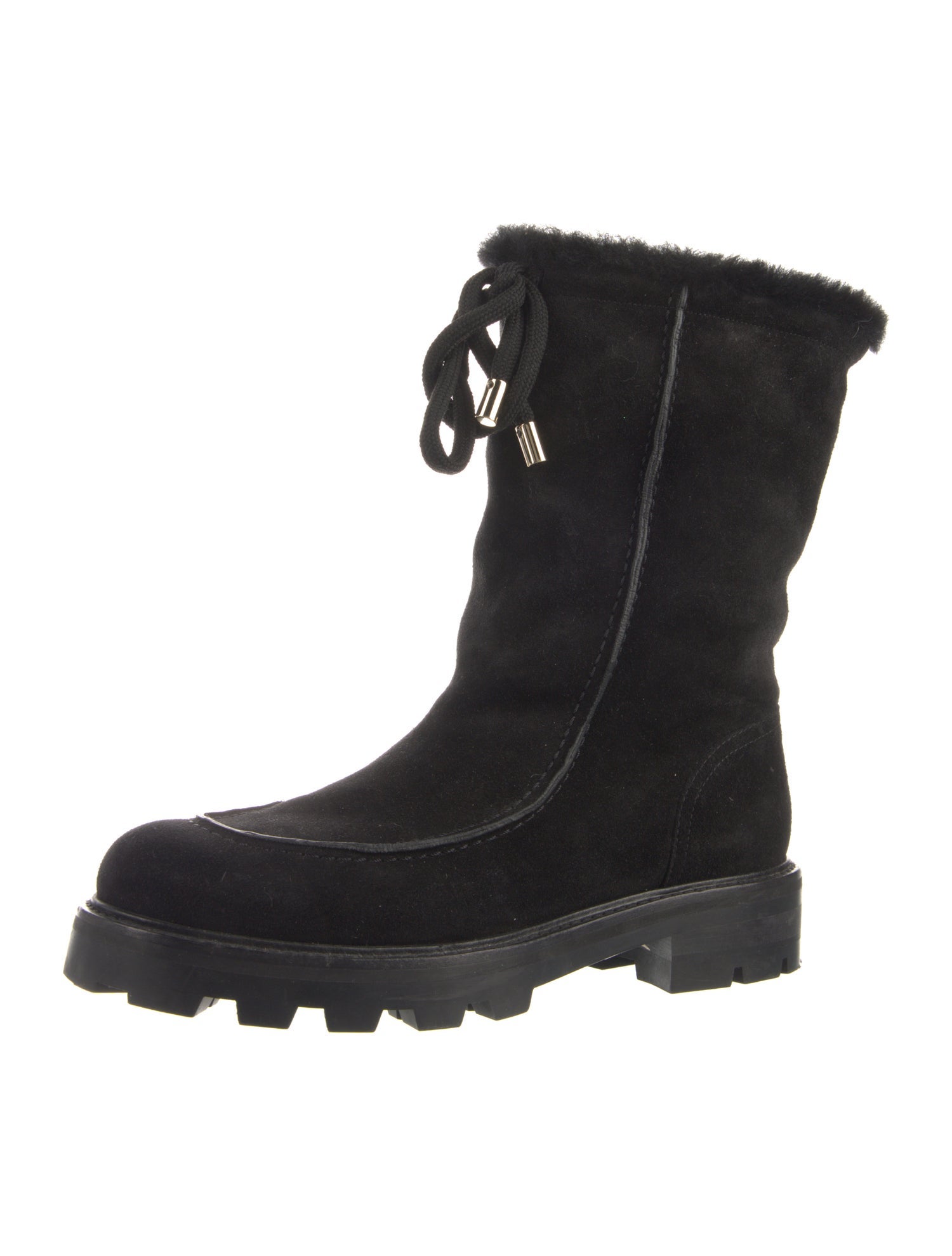 Jimmy Choo Suede Lace-Up Boots