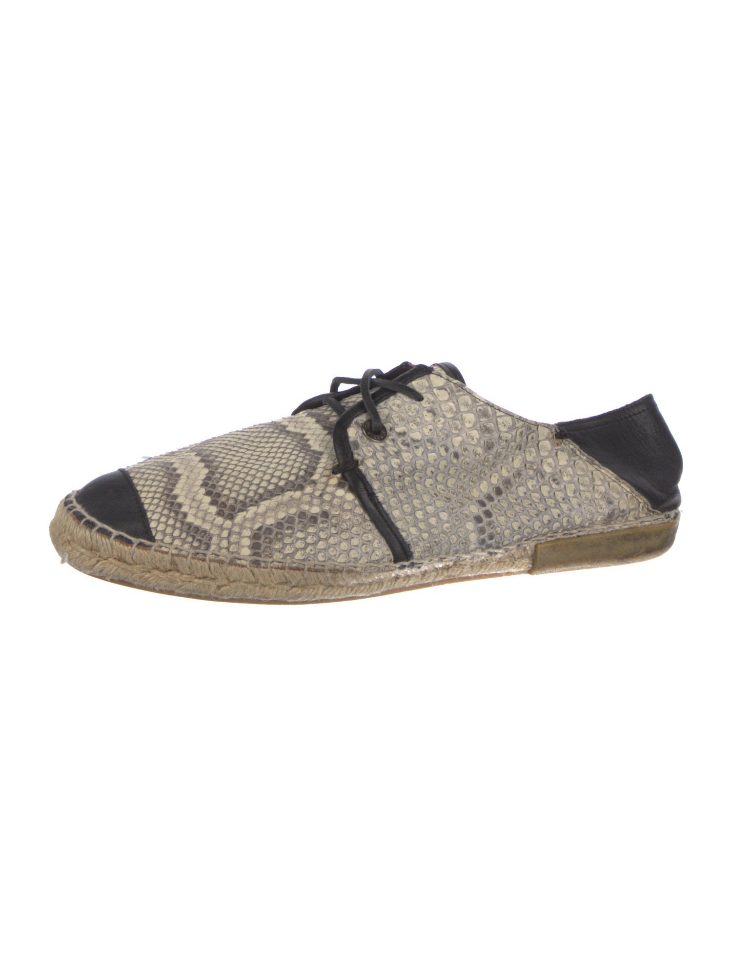 Jimmy Choo Python Animal Print Espadrilles
