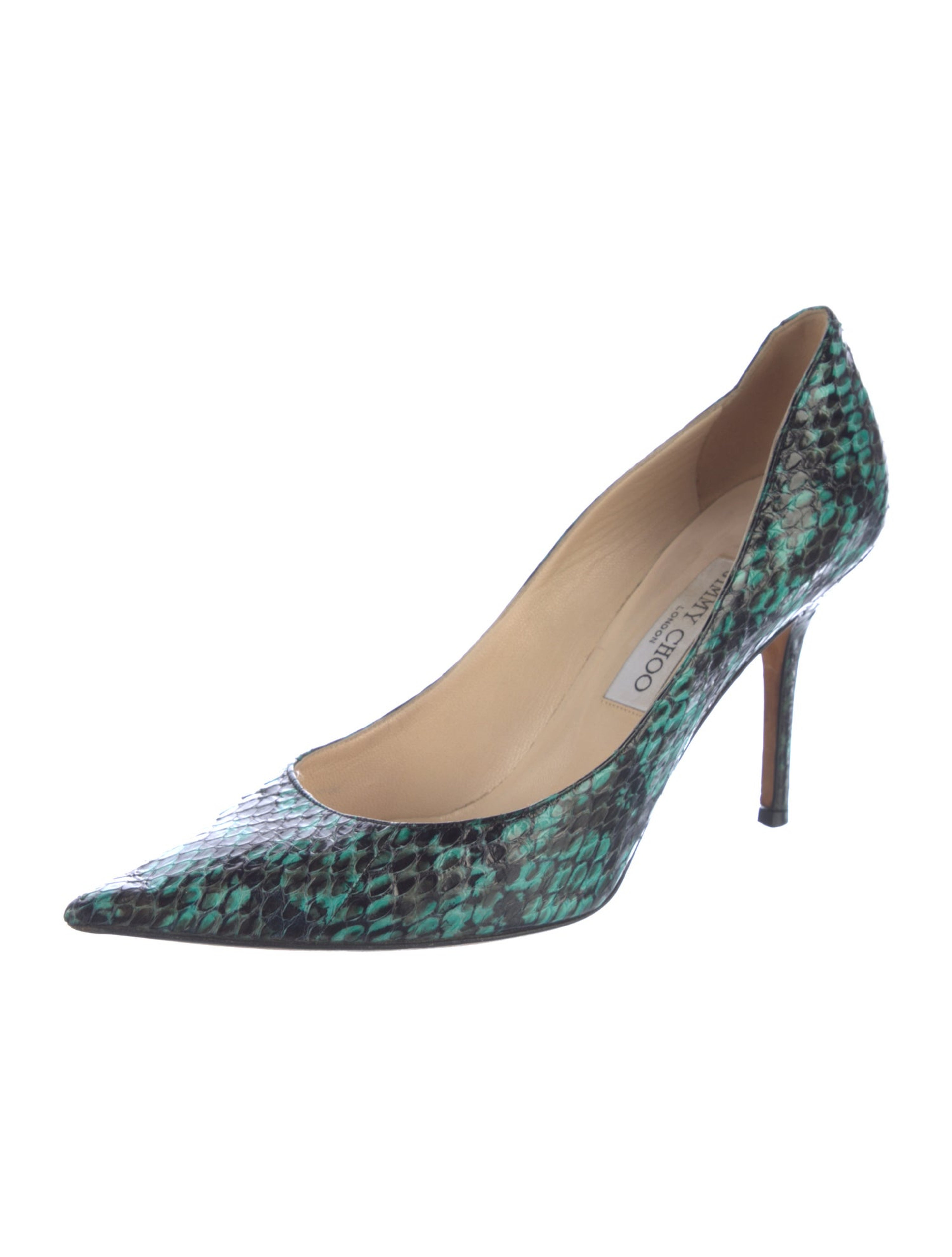 Snakeskin Animal Print Pumps