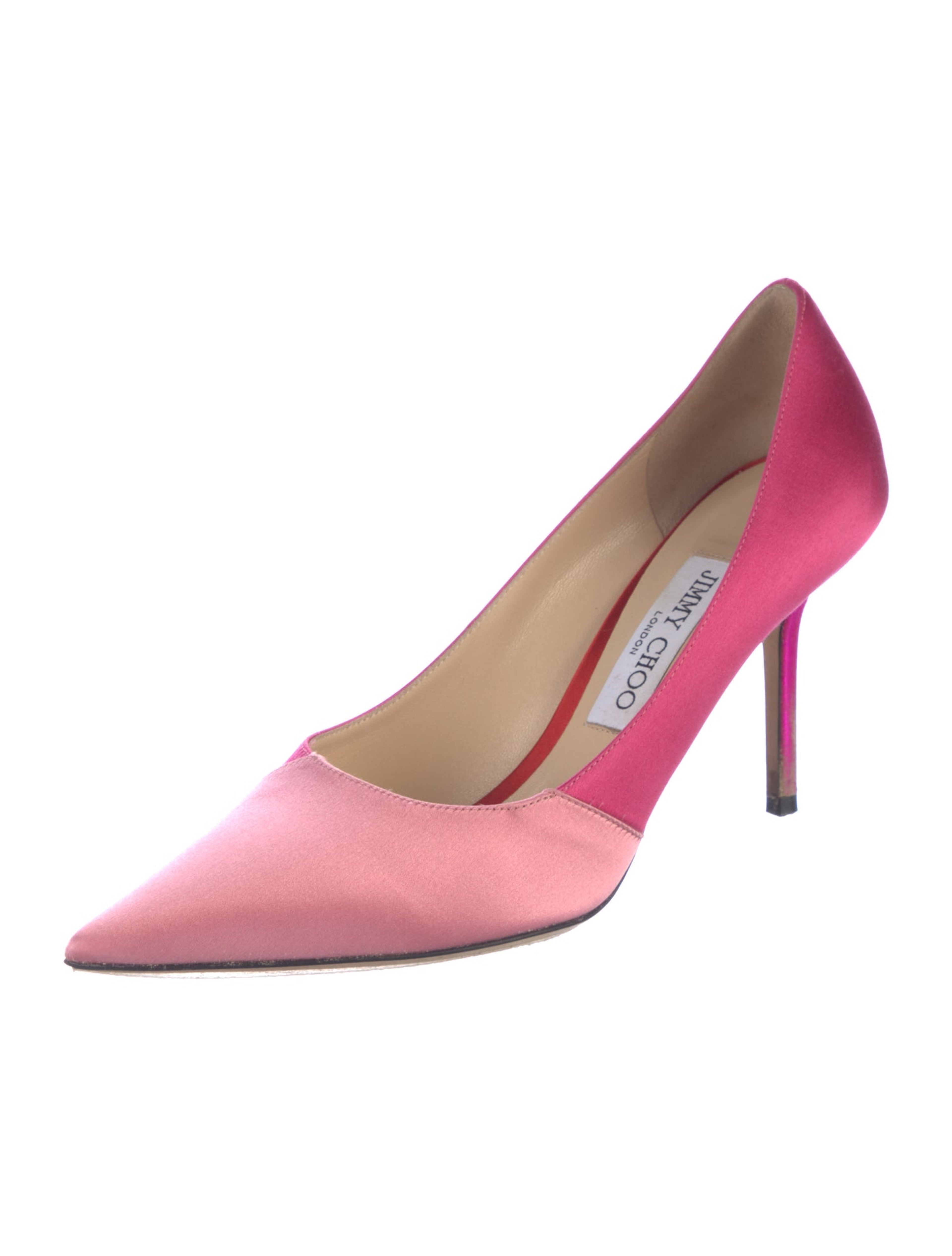 Satin Colorblock Pattern Pumps