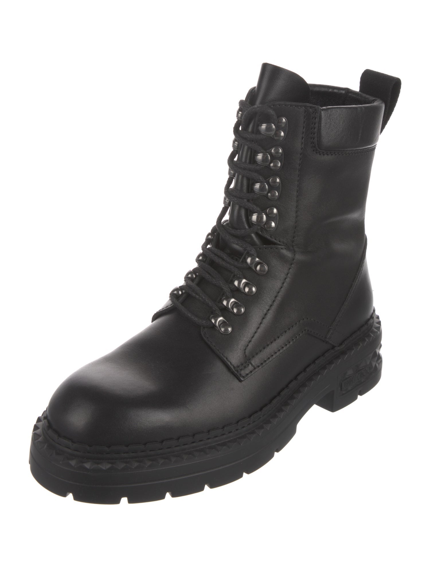 Jimmy Choo Leather Combat Boots