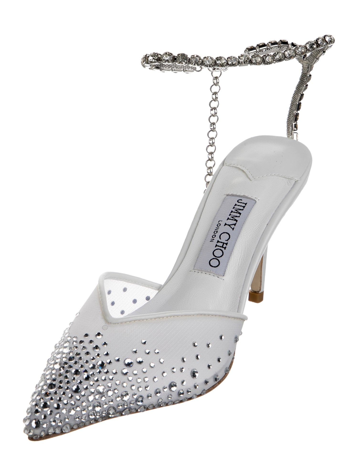 Jimmy Choo Crystal Crystal Embellishments Pumps