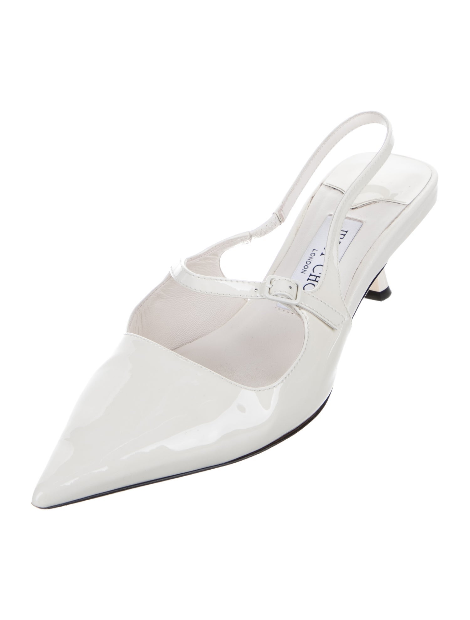 Jimmy Choo Patent Leather Slingback Pumps