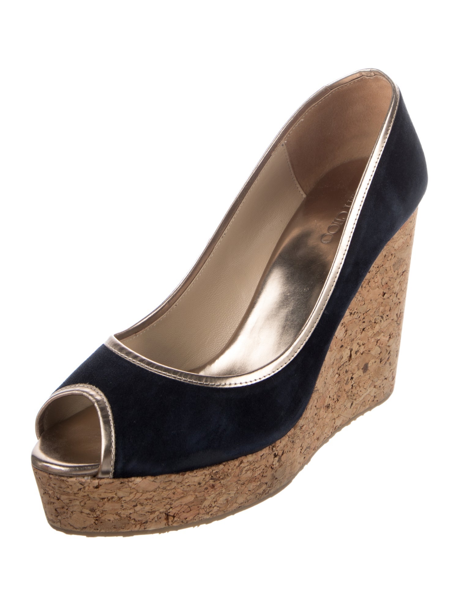 Jimmy Choo Leather Trim Embellishment