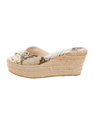 Jimmy Choo Slide Wedge Sandals