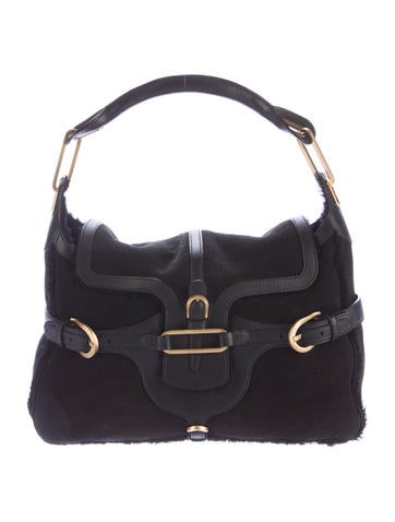 Jimmy Choo Shearling Tulita Bag