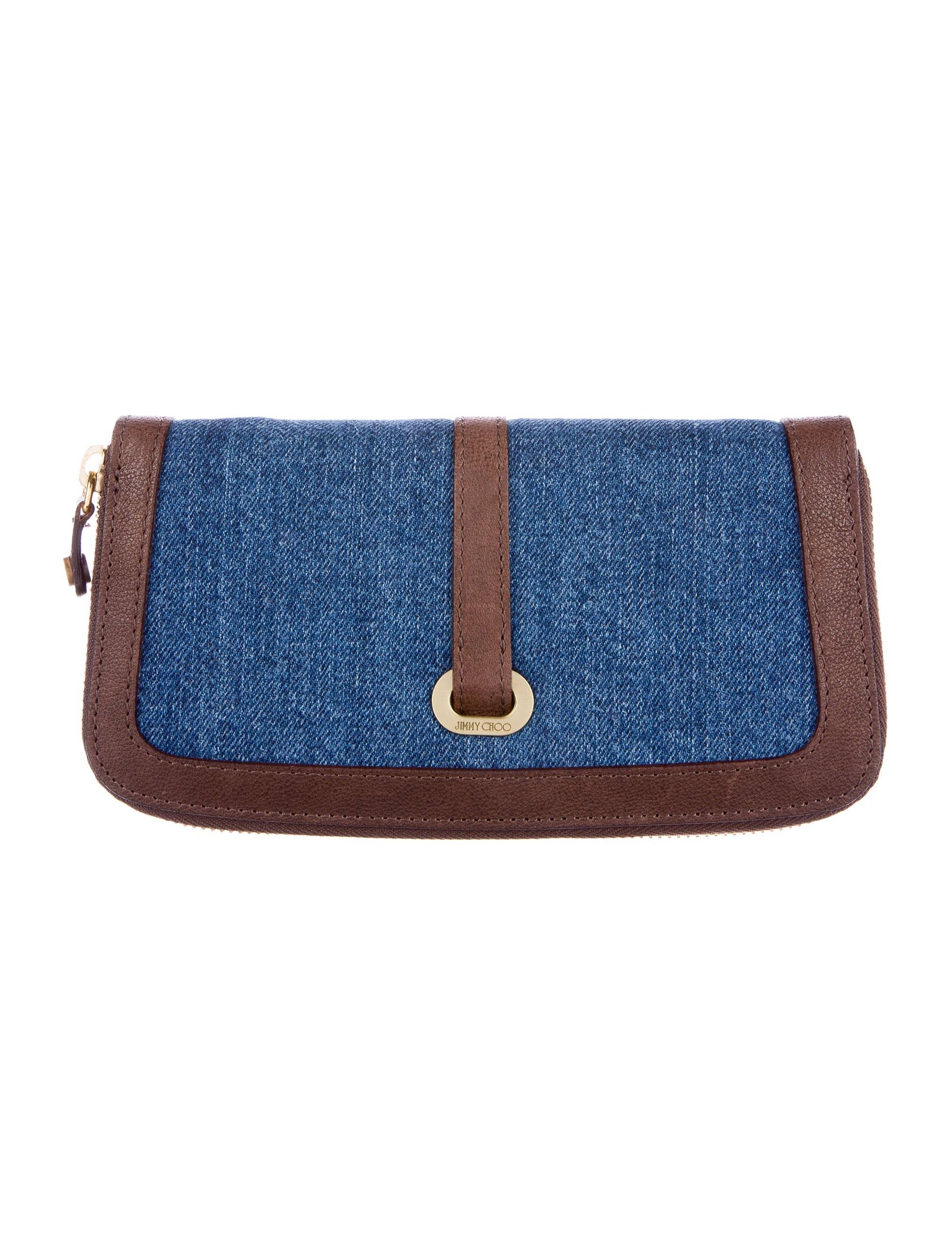 Jimmy Choo Denim Zip Wallet Accessories JIM52970 The RealReal