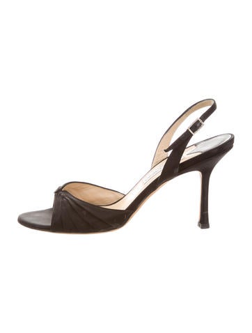 Jimmy Choo Pleated Slingback Sandal
