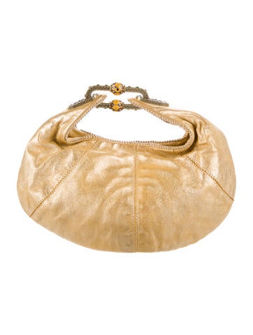 Jimmy Choo Metallic Leather Bag