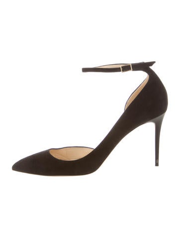 Jimmy Choo Suede d'Orsay Pumps