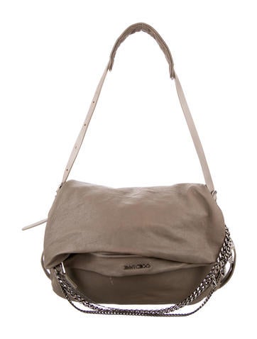 Jimmy Choo Large Leather Biker Bag