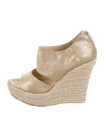 Jimmy Choo Metallic Patriot Wedges