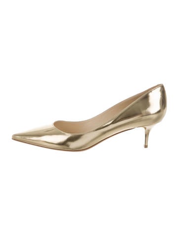 Jimmy Choo Metallic Pointed-Toe Pumps