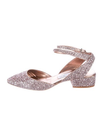 Jimmy Choo Vicky Glitter Pumps