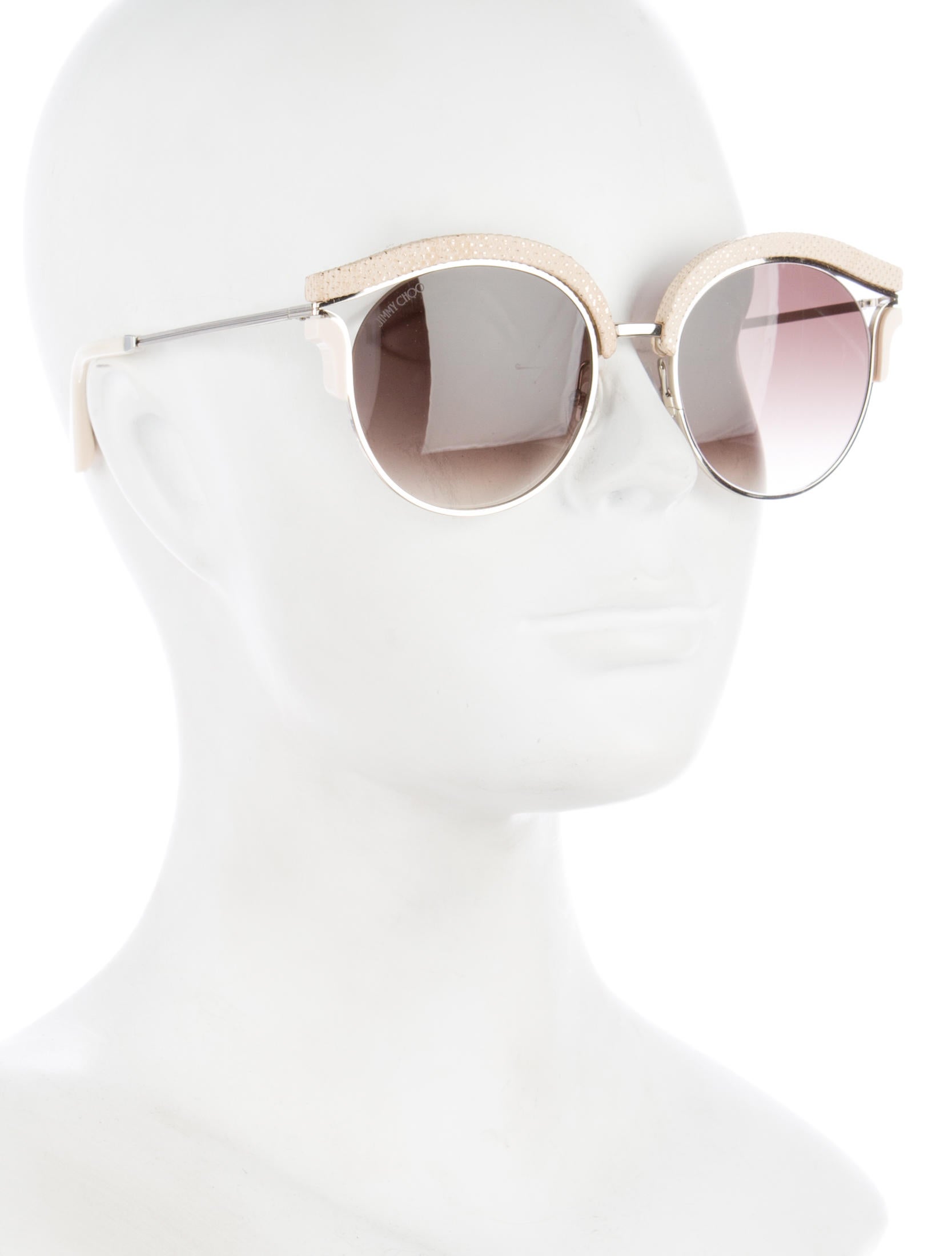 Jimmy Choo Lash Snakeskin Sunglasses Accessories JIM66624 The
