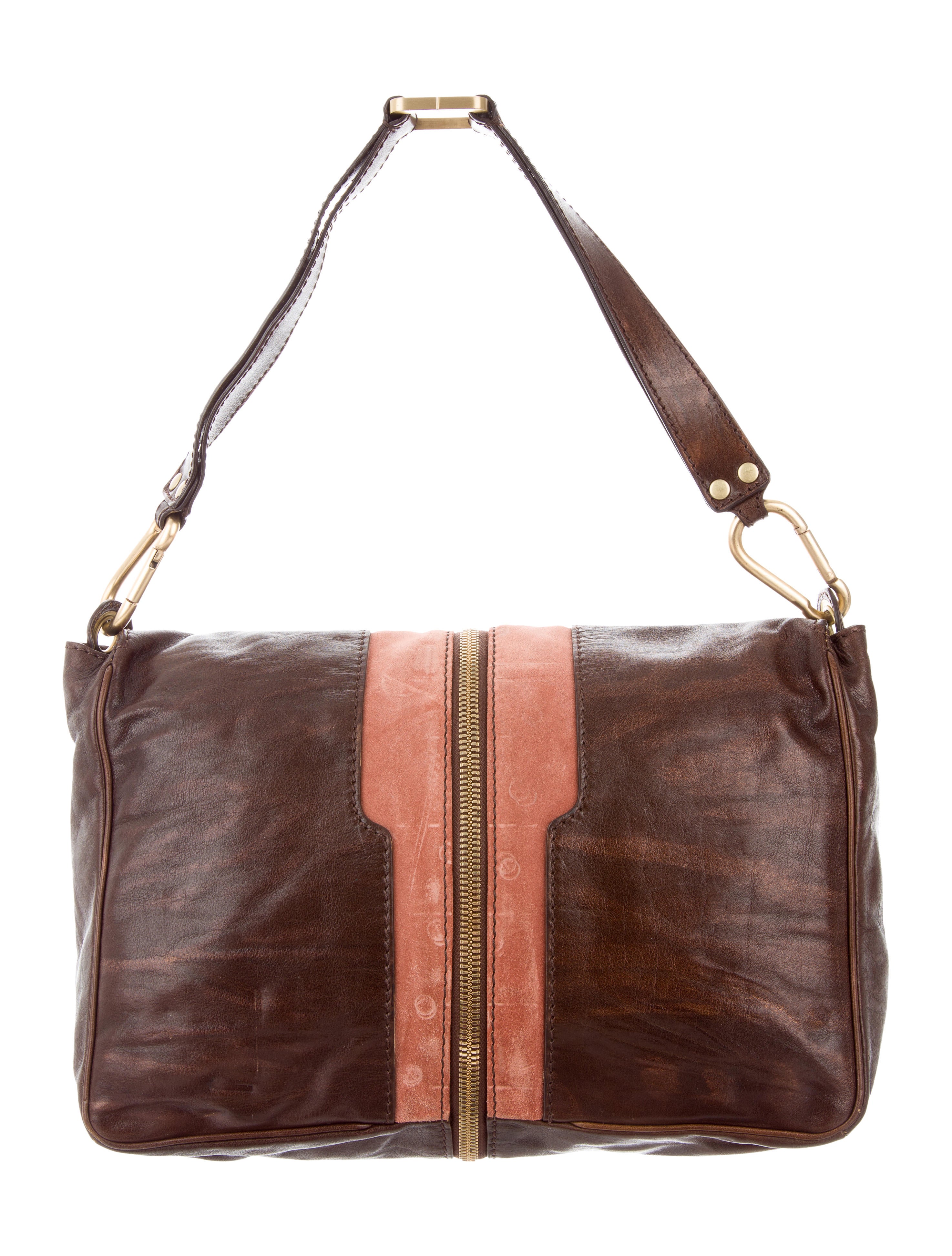 Jimmy Choo Distressed Leather Bag Handbags JIM67175 The RealReal