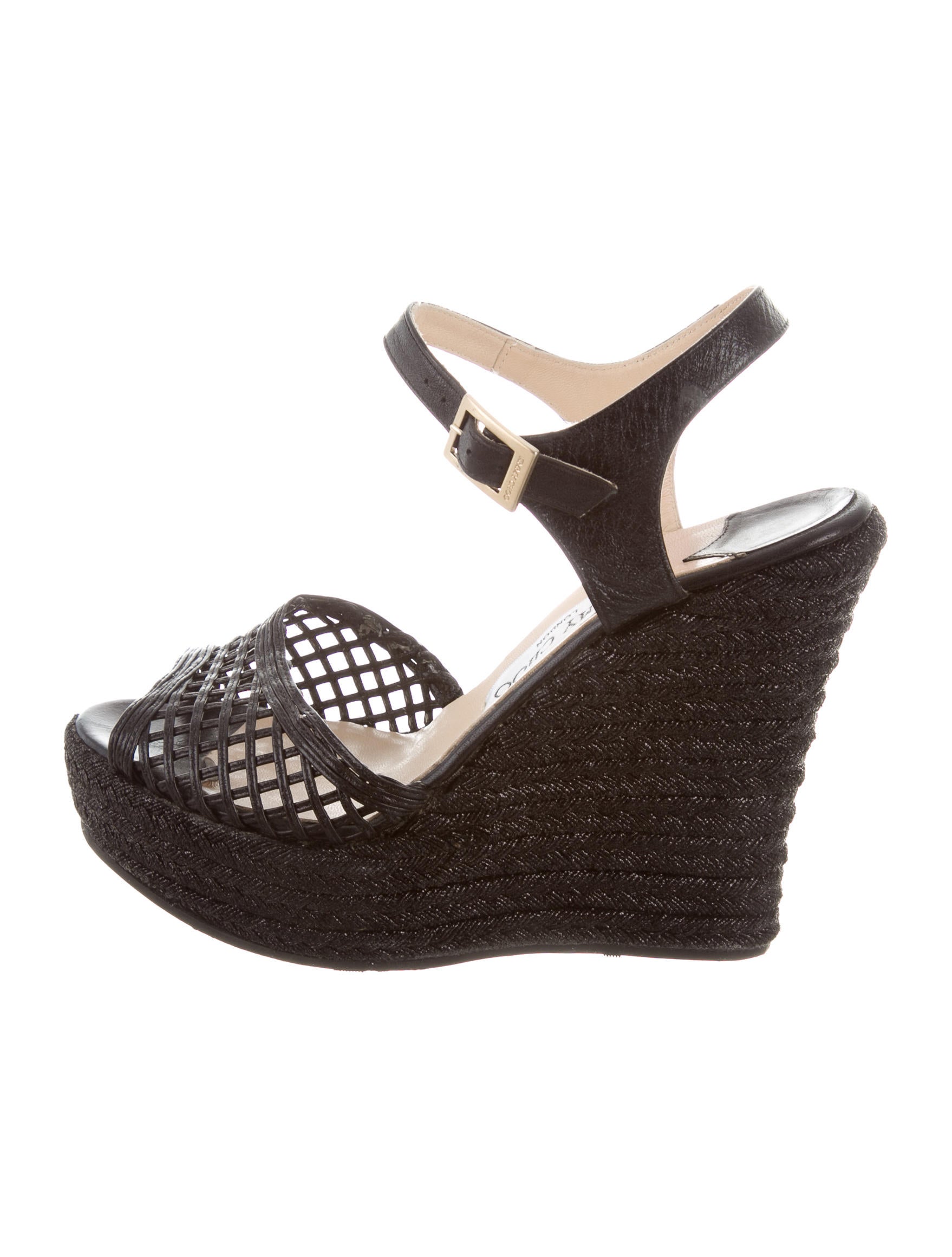 Jimmy Choo Espadrille Wedge Sandals