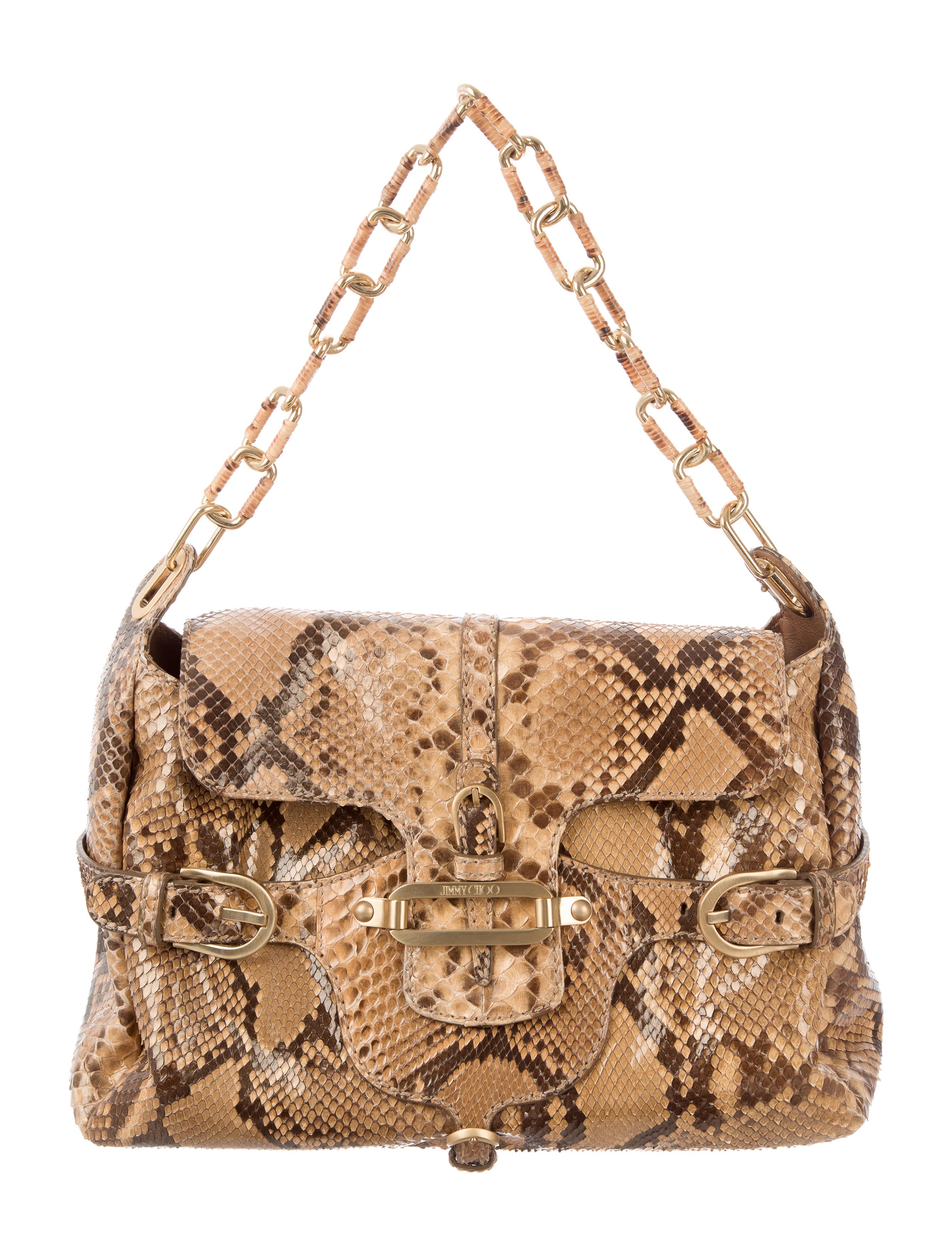 Jimmy Choo Python Tulita Bag