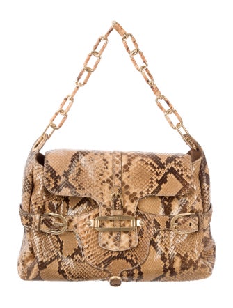 Jimmy Choo Python Tulita Bag