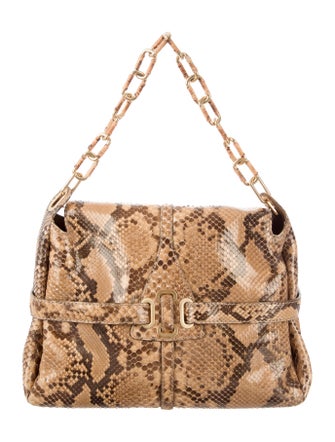 Jimmy Choo Python Tulita Bag