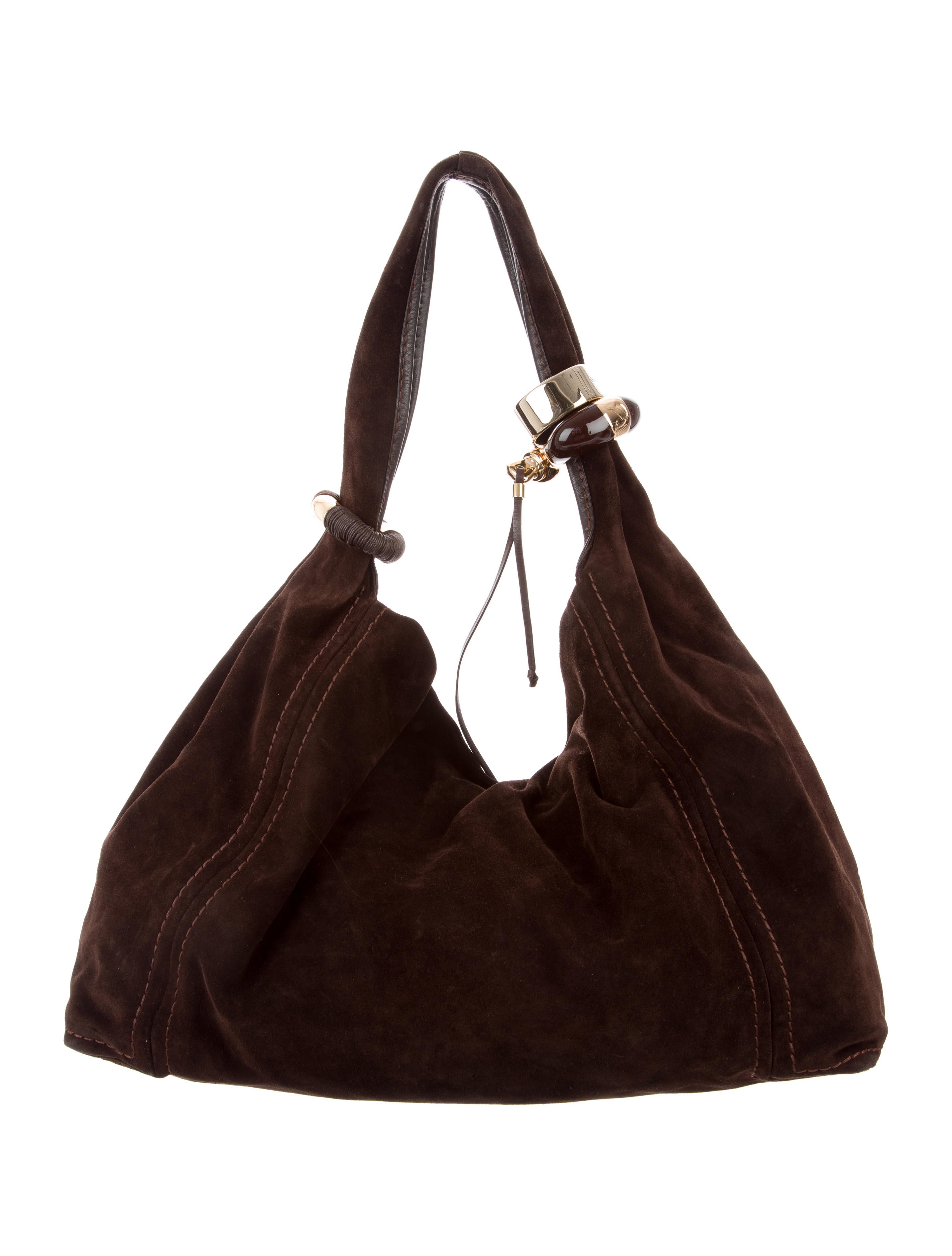 Jimmy Choo Suede Saba Hobo Handbags Jim79701 The Realreal Suede Saba Hobo